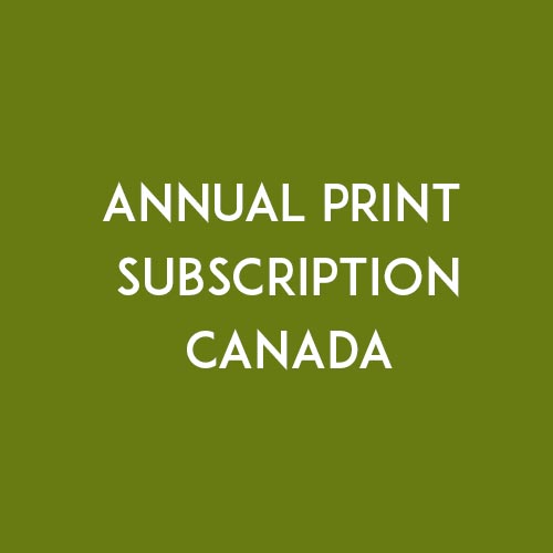 Annual Print Subscription (Canada)